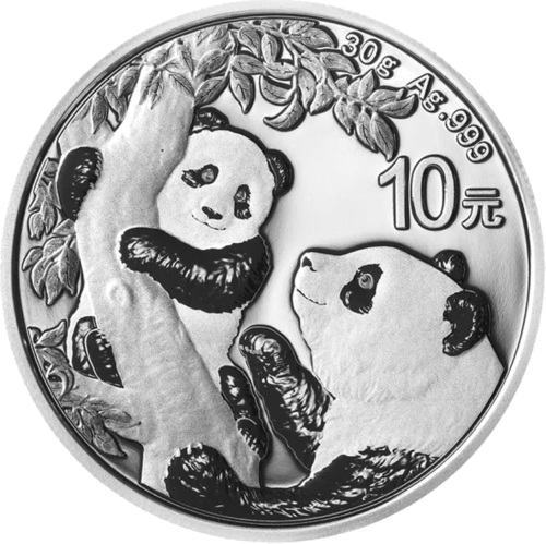 2021 Panda China 10 yuan 30 g silver coin (1)