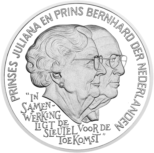 25 Cents Queen Mother’s Jubilee 1991 Netherlands Silver Coin (1)