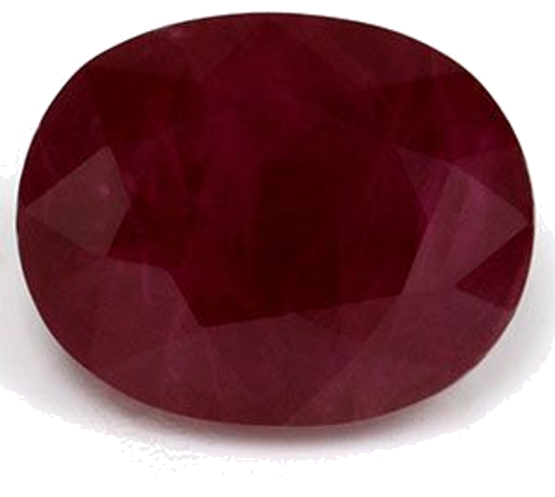 4.46 carat RED Oval Rubinas (1)