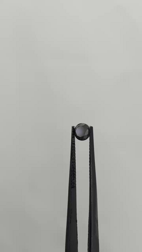 0.48 carat Fancy Black-VVS2 Excellent cut Natūralus Round Deimantas (1)