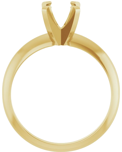 Sužadėtuvių Žiedas „Solitaire“ 585 Geltonojo Aukso Oval 7.5mm x 5.5mm (2)