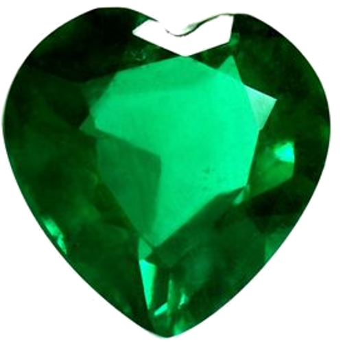1.14 carat GREEN Heart Smaragdas (1)