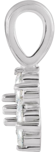 Pakabukas „Cluster“ 585 Baltojo Aukso Round 1.7mm (2)