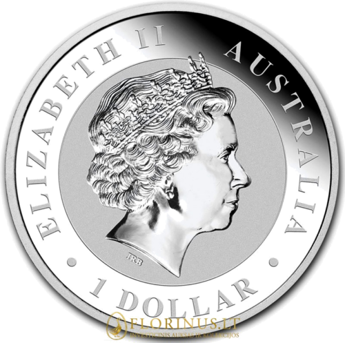 2018 Koala, Australija, 1 oz sidabrinė moneta (3)