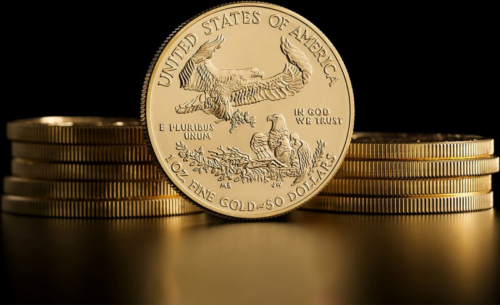 1 oz Amerikāņu ērglisASV zelta monēta (Mix gads) (5)