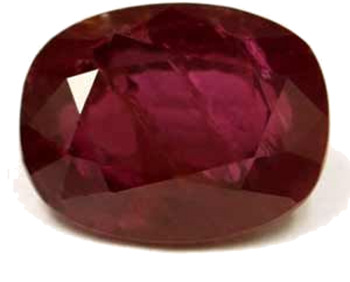 3.96 carat RED Cushion Rubinas (1)