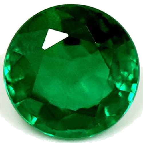 1.68 carat GREEN Round Smaragdas (1)