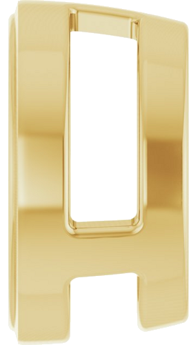 Pakabukas „Round Bezel-Set Slide“ 585 Geltonojo Aukso Round 9mm (3)