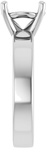 Sužadėtuvių Žiedas „Solitaire“ 585 Baltojo Aukso Round 9mm (4)
