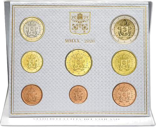 2020 Vatican BU euro coin set (3)