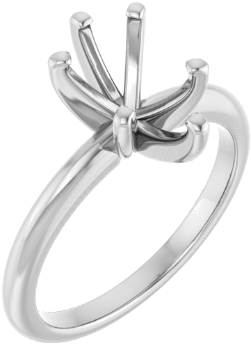 Sužadėtuvių Žiedas „Solitaire“ 750 Baltojo Aukso Pear Shape 10mm x 7mm (1)