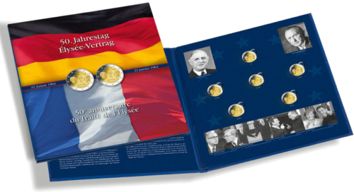 Albumai Presso bendroms TOR, EMU, TYE, EU Flag 2 eurų monetoms (2)