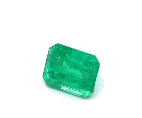 0.52 carat GREEN STEP cut Octagonal Smaragdas (1)