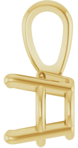 10K Yellow 5.5 mm Round 4-Prong Pendant Mounting (3)