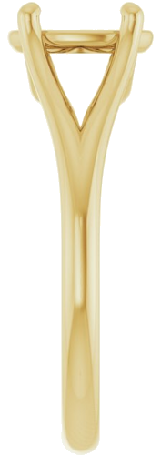 Sužadėtuvių Žiedas „Solitaire“ 14k yellow gold Oval 8mm x 6mm (4)