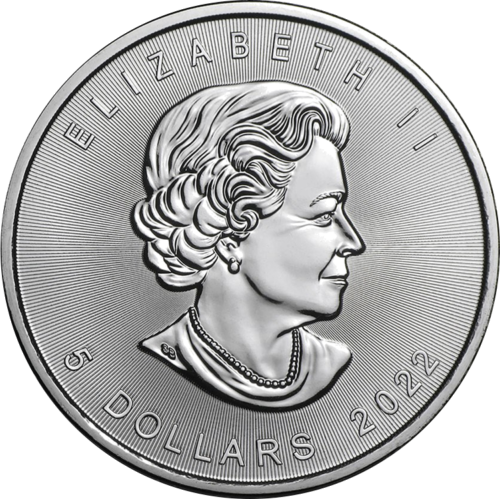 1 oz Кленовый лист 2022 Канада серебряная монета (2)