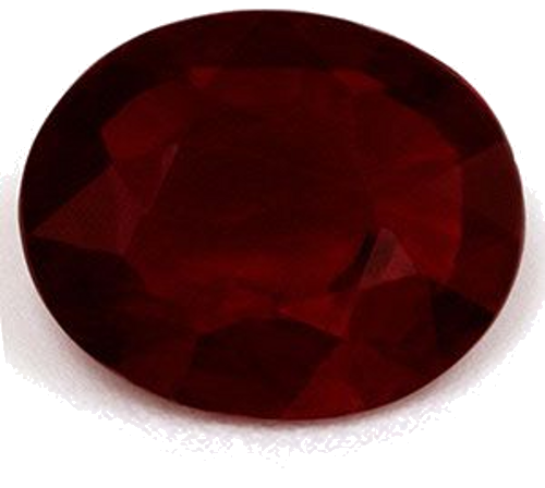 0.82 carat RED Oval Rubinas (1)