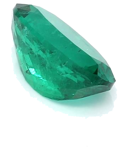 2.8 carat GREEN MODIFIEDBRILLIANTFANCY cut Oval Smaragdas (1)