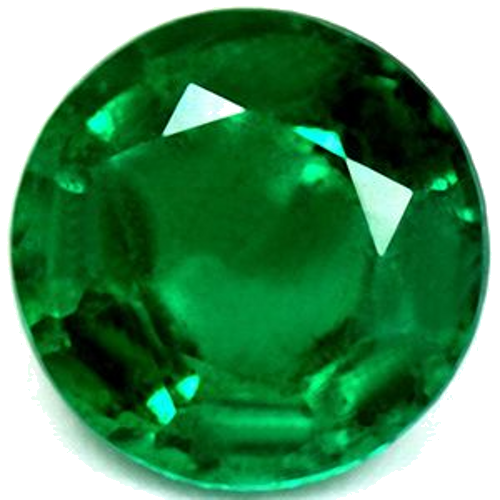 1.53 carat GREEN Round Smaragdas (1)