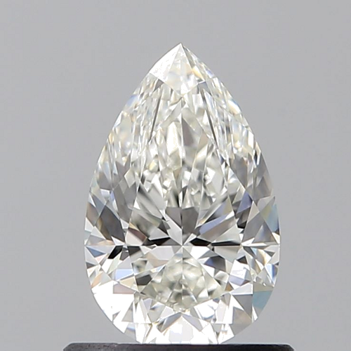 0.76 carat H-VVS2 Natūralus Pear Deimantas (1)