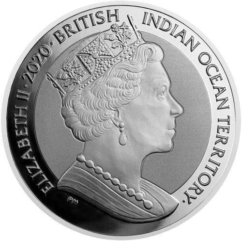1 oz Jūras bruņurupucis 2020 Britu Indijas okeāna teritorija sudraba monēta (2)