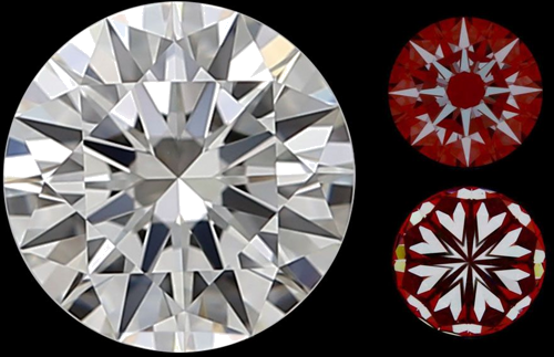 0.72 carat I-VVS2 Excellent cut Natūralus Round Deimantas (1)