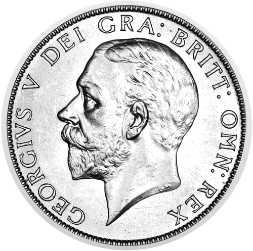1 Флорин Джордж V (1927–1936) Великобритания сребърна монета (тип 3) (1)