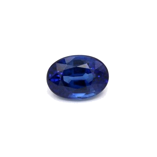 2.19 carat BLUE BRILLIANTSTEP cut Oval Safyras (1)