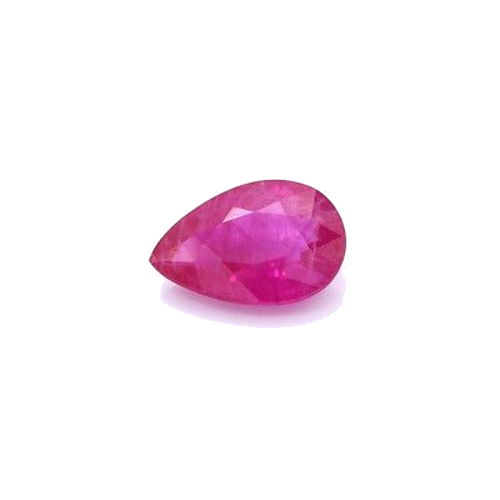 1.18 carat RED BRILLIANTSTEP cut Pear Rubinas (1)