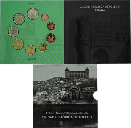 2021 Spain Toledo BU Euro coin set (1)