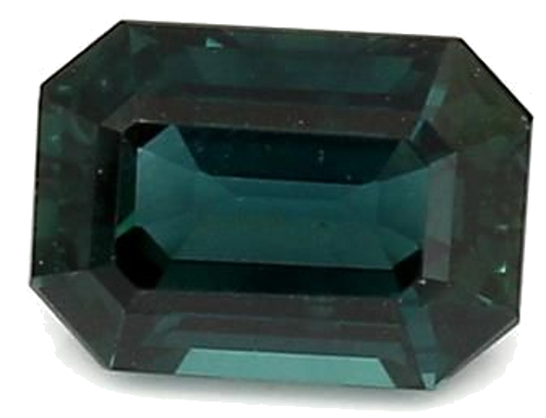 1.26 carat BLUE STEP cut Octagonal Safyras (1)