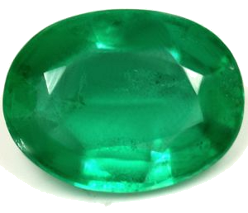 1.58 carat GREEN Oval Smaragdas (1)