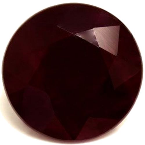 1.89 carat RED Round Rubinas (1)
