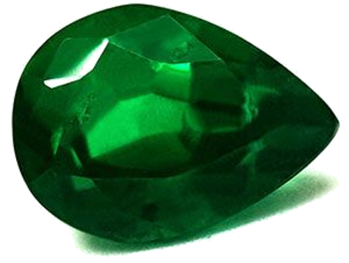 3.12 carat GREEN Pear Smaragdas (1)