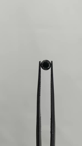 0.48 carat Fancy Black-VVS2 Excellent cut Natūralus Round Deimantas (1)