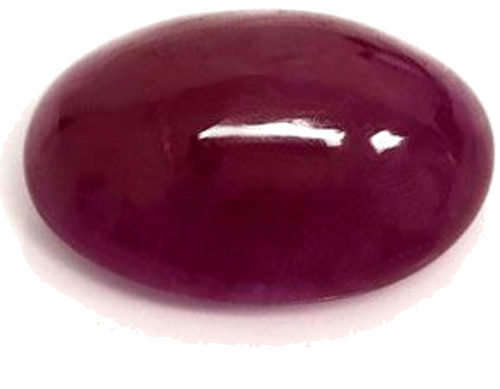 2.33 carat RED CABOCHON cut Oval Rubinas (1)