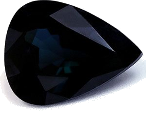 2.53 carat BLUE Pear Safyras (1)