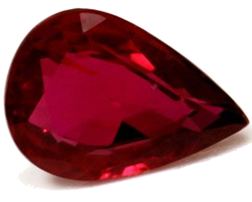 0.64 carat RED Pear Rubinas (1)