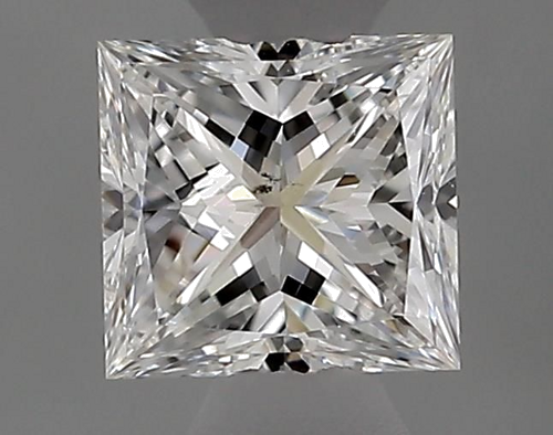 0.34 carat E-SI1 Natūralus Princess Deimantas (1)