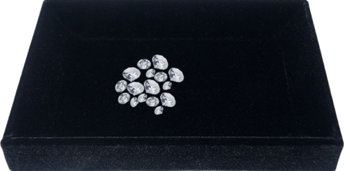 Поднос из замши для бриллиантов (1)