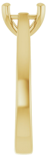 Sužadėtuvių Žiedas „Solitaire“ 585 Geltonojo Aukso Cushion 7mm (4)