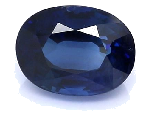 2.76 carat BLUE BRILLIANTSTEP cut Oval Safyras (1)
