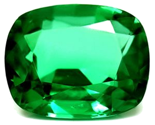 3.77 carat GREEN Cushion Smaragdas (1)