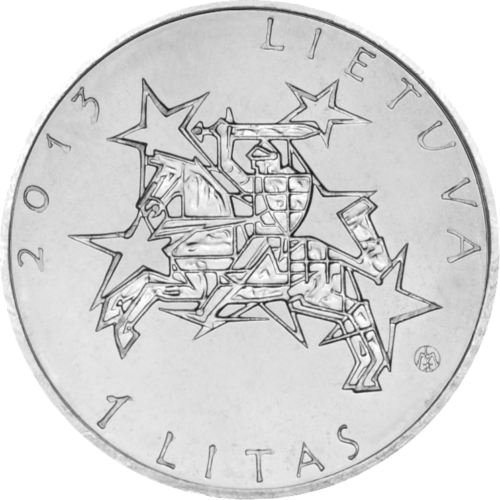 2013 Lithuania Presidency of the EU Council 1 litas coin (2)