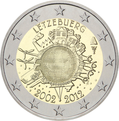 2012 Luxembourg TYE 2 euro coin (1)