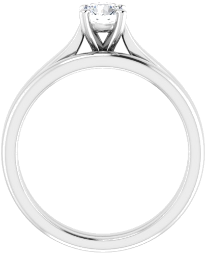 14K White 4.8 mm Round Engagement Ring Mounting (7)