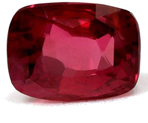 1.45 carat RED Cushion Rubinas (1)