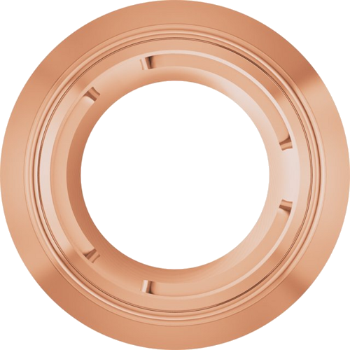 Pakabukas „Round Bezel-Set Slide“ 585 Rožinis Aukso Round 4.1mm (1)