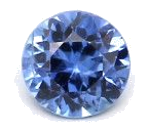 0.16 carat BLUE BRILLIANT cut Round Safyras (1)