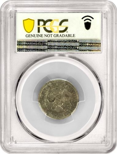 3 гроша ЛДК серебряная монета 1564 CLEANED-XF DETAIL (Cертифицированная PCGS) (2)